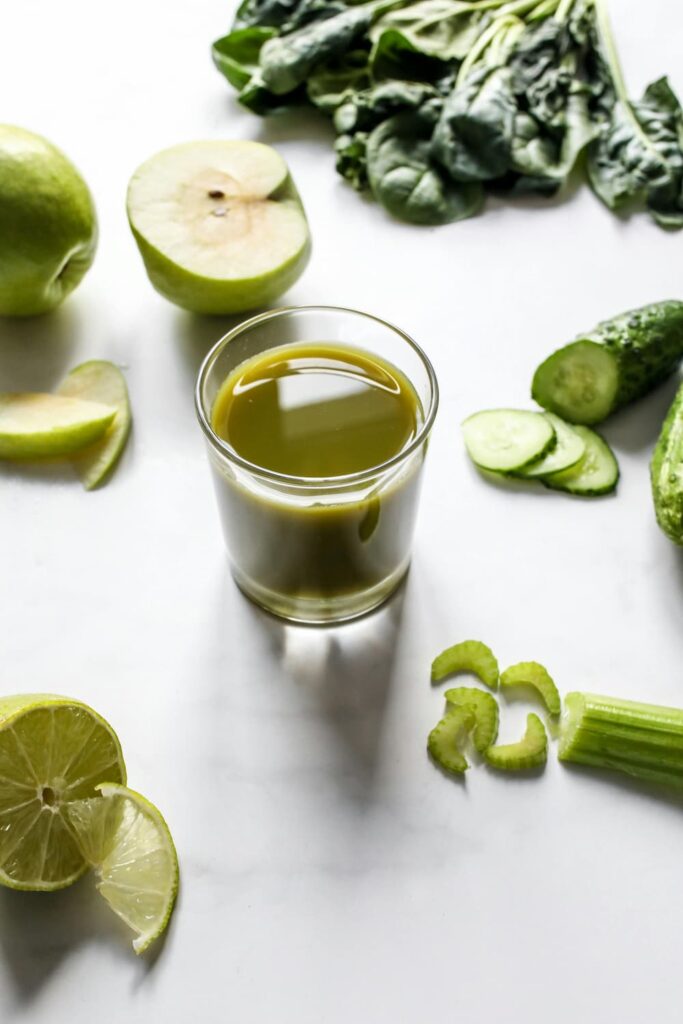 Celery cucumber juice for detox