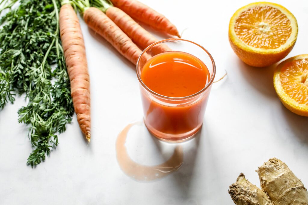 carrot orange ginger juice