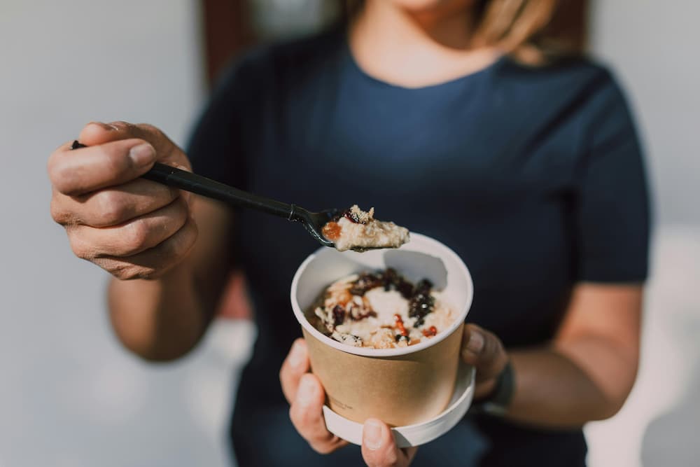 Healthy fibers and oats for gut health